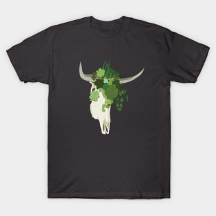 The growing skull - Morbidly beautiful succulent plants T-Shirt